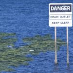 Airport foam seeps into creek 